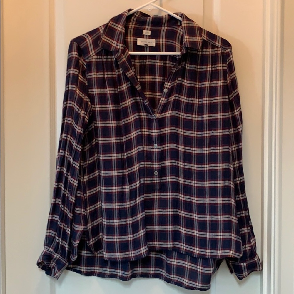 Softened loft flannel shirt
